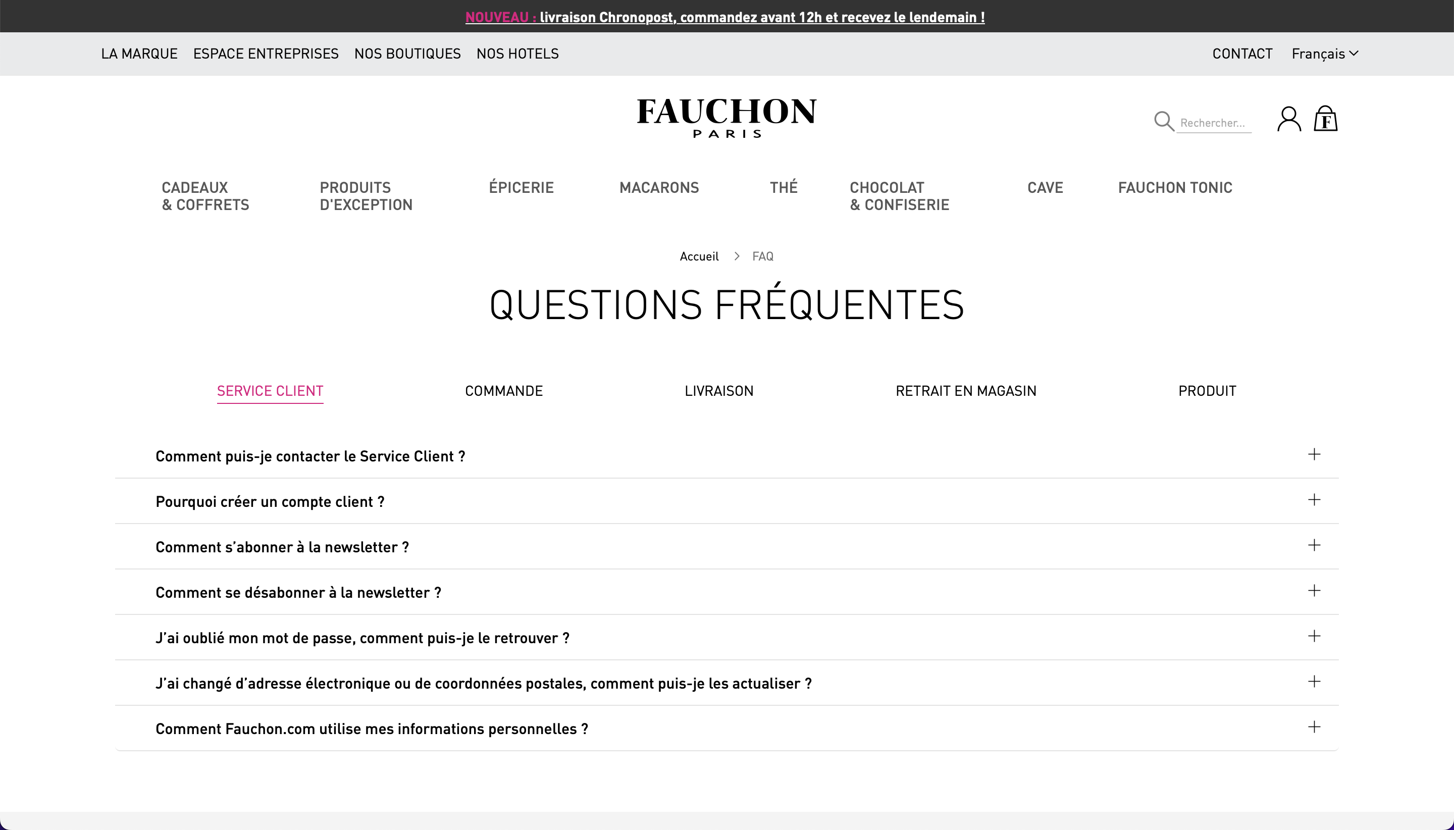 FAQ-Fauchon