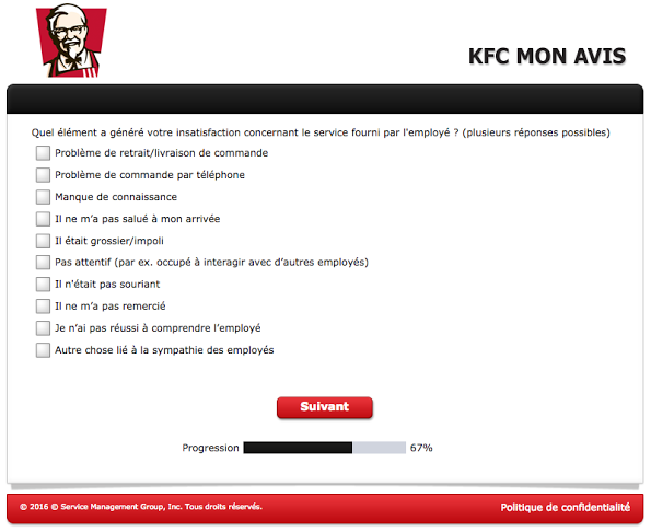 KFC avis client 3